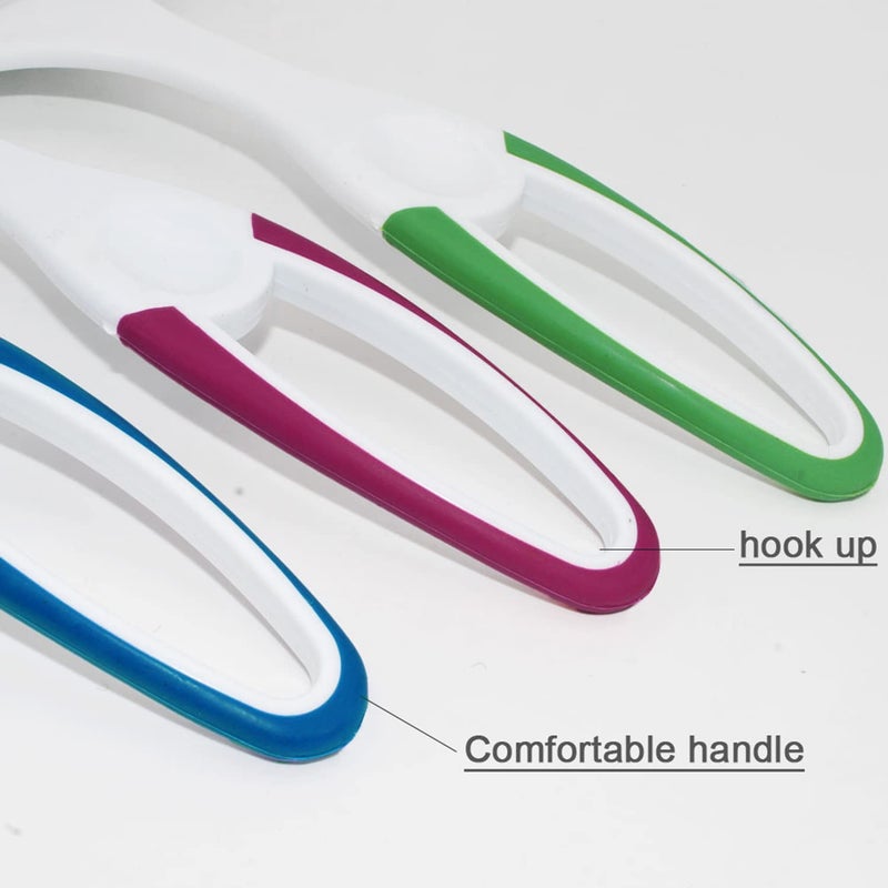 SvaTao Hand Held Rubber Glass Shower Squeegee with Hanging Hole for Glass Door, Car Windows - Multifunctional Tool [3-Pack] - Image 3